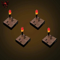 LED Torch Stand Pack (Painted)
